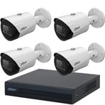 Dahua 2 MP 4 Kameralı Ip Starlight Güvenlik Kamera Seti