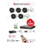 Dahua 2mp 5 Kameralı Ip Tak Çalıştır Kamera Seti