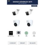 Dahua 4 Kameralı 4mp Güvenlik Kamera Seti 4mp Ip Poe Starlight Dome+Bullet 1tb ~13 Gün Kayıt