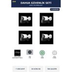 Dahua 4 Kameralı 8mp Güvenlik Kamera Seti 4K 8mp Ip Poe Bullet Dış Mekan 1tb ~7 Gün Kayıt