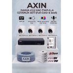 Dahua 4 Kameralı Dome Full Color Sesli Güvenlik Kamera Seti - Mikrofonlu, 2.8mm Geniş Açı, 500 GB Hdd, Akıllı Çift Işık - Gece Renkli - 1BW-Beyaz