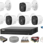 Dahua 6 Kameralı 2 Mp Ahd Güvenlik Kamera Sistemi hac-B1A21-0360B