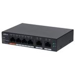 Dahua CS4006-4GT-60 4 Port Gigabit + 1 Port Gigabit Uplink Cloud Yönetilebilir 65 W POE Switch