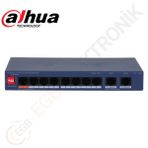 Dahua CS4010-8ET2GT-60 10 Port 10/100/1000 8xPoE 60W 2xUplink Yönetilir Switch