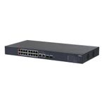 Dahua CS4218-16ET-135 16 Port Gigabit PoE 2 Port Gigabit Uplink 2 Port SFP 135 W Cloud Yönetilebilir Switch