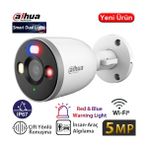 Dahua (F5D-PV) 5mp Wı-Fı IP67 Kırmızı Mavi Işıklı Smart Karşılıklı Konuşma Bullet Kamera