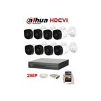 Dahua Gece Renkli Uzaktan Izlemeli 8Li Güvenlik Kamera Seti(Harddisk Yok)