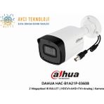 Dahua HAC-B1A21P-0360B 2 Megapiksel Ir Bullet (Hdcvı+Ahd+Tvı+Analog) Kamera