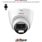 Dahua Hac T1A21P U Il A 0280B Güvenlik Kamerası Full Hd 1080P Smart Dual Light Sesli ve Renkli