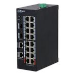 Dahua HS3220-16GT-190 16 Port Gigabit 2-SFP 190 W Full PoE Yönetilebilir Endüstriyel Switch