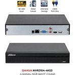 Dahua NVR2104-4KS3 4 Kanal Güvenlik Sistemi Nvr Kayıt Cihazı