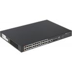 Dahua PFS4226-24ET-360-V3, 24 Port, Megabit, Poe 360W, 2 Port Gigabit Uplink, 2 Port Gigabit Combo Sfp, Yönetilebilir, Rack Mount Switch - Beyaz