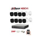 Dahua Renkli 8 Kameralı 2Mp Fullhd Güvenlik Kamera Seti 500Gb Hdd