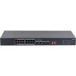 Dahua S3218-16ET-135, 16 Port, Megabit, Poe 135W, 2 Port Gigabit Uplink, 2 Port Gigabit Sfp, Longe Range 250MT, Yönetilemez, Rack Mount Switch - Belirtilmemiş
