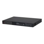 Dahua S4220-16Gt-240, 16 Port, Gigabit, Poe 240W, 2 Port Gigabit Uplink, 2 Port Sfp Gigabit Combo, Longe Range 250Mt, Cl