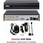 Dahua XVR1B08 8 Kanal Hibrit Kayıt Cihazı Dvr H.265+ HDMI VGA Uzaktan Izleme