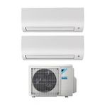 Daikin Shira Plus Multi Split Inverter Klima 1+2 Sistem (4mxm80) 12+18 Btu 8,0 Kw R32 Dış Ünite Beyaz