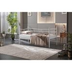 Daily Daybed Metal Karyola, Beyaz, 90X200