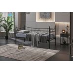 Daily Daybed Metal Karyola, Siyah, 90X200