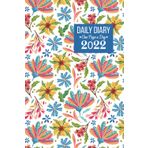 Daily Diary 2022 One Page A Day: Daily Planner 2022 Page A day from January-December 2022| 365 Days, Dated Lined Notebook | Floral pattern diaries
