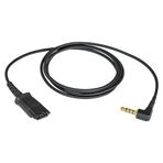daily headset 3,5 mm Kulaklık Adaptörü Kablosu Plantronics QD ile Uyumlu Android Cep Telefonu Akıllı Telefon Tablet Mac Dizüstü Bilgisayar ve Diğer Akıllı Cihazlar için Tekli 3,5 mm Jak 4 Kutuplu