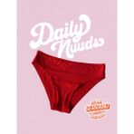 Daily Nuuds Gunluk Kesim Kadin Ic Camasiri (Xs-Xl Tek Beden) - Kirmizi (Cherry Red) - Kırmızı - Standart