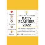 Daily Planner 2022: Daily, Planner, 2022, 2022-2023, page a day, small, for women, 6 month, pocket, monthly, undated, for men, 2023, one page per day, ... gift, present, secret Santa, Christmas.