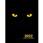 Daily planner 2022 : The black cat lover's Daily Planner , one page per day | 2022 A4 page a Day Diary | Daily Planner 8.5x11"