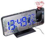 Dailytech Çok Fonksiyonlu Masaüstü Saat (Fm Radio Alarm Projeksiyon Sıcaklık Alarm)