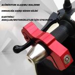 Dailytech Motosiklet Scooter Fren Kilidi Alüminyum Anahtarlı Güvenlik Kilidi Gidon