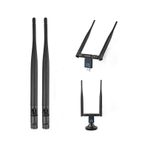 Dailytech Wi-Fi Adaptör Kablosuz Çift Antenli 1200Mbps USB 3.0 5G