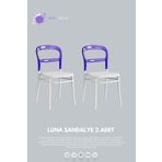 Daim Plastik LUNA LÜX CAFE & RESTAURANT SANDALYESİ 2'li Set