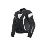 Dainese Avro 5 Tekstil Mont Siyah Beyaz Deri Yansıtıcı Özellikli 4 Mevsim Kullanım İçin Uygun - 48