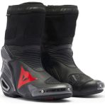 Dainese Axial 2 Air Deri Bot Yüksek Performanslı Siyah Kırmızı Su Geçirmez ve Koruma Sağlayan - Siyah - Kırmızı - 42