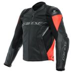 Dainese Racing 4 Black Fluo Red Deri Mont - 54 V