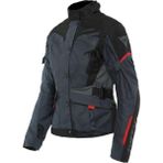 Dainese Tempest 3 Ebony Black Lava Red D-Dry Kadın Mont - 40
