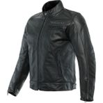 Dainese Zaurax Deri Korumalı Motosiklet Mont Black - 52
