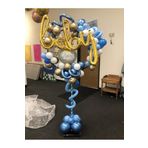 Daire Balon Standı 160 Cm Yuvarlak Ayaklı Stand Hulahop Balon Süsleme Standı Çubuklu Set
