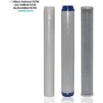 Daire Bina Sayaç Girişi 20" Inch 3 Aşama ( 1m Sediment , Gac , Blok ) Yedek Filtre Seti