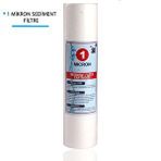 Daire Bina Sayaç Girişi Su Arıtma Ve Yumuşatma 1 Aşama Yedek Filtre Seti (1 Mikron Sediment)