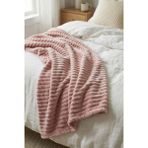 Daisy Çift Kişilik Soft Peluş Battaniye Yatak Örtüsü Sıcak Tutan Yumuşak 200X220 - Pembe - 200 x 220 cm