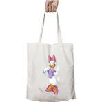 Daisy Duck Transparent Iki Taraf Kalıcı Yıkanabilir Okul Plaj Omuz Bez Çanta