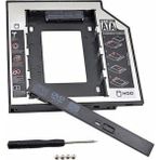 Daisy Home 12.7mm HDD Caddy DVD SSD Kutu Sata CD Kızak Ikinci Harddisk Laptop Notebook 4717 - 1BW-Beyaz