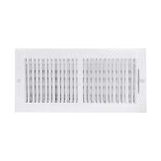 Daisy Home 14 x 6 Inç (Boşluk Açılışı) Duvar Veya Tavan Için Beyaz Havalandırma Kapağı, Iki Yönlü Havalandırma Kaydı, Katı Çelik Hvac Kapak, 61613 - 100 cm