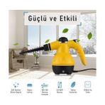 Daisy Home 2500W El Tipi Buharlı Temizleyici – 3 Bar Basınç, 360° Döner Başlık, 9 Parça Aparatlı, Çok Amaçlı Kullanım - Option-1