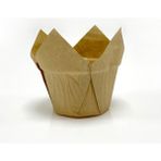 Daisy Home 50'li Kalın Lale Kapsül Kraft Muffin Kek Kalıbı, Içi Yağlı Kağıt Tulip, Safari Konsept, Cupcake Kağıdı Doğum Günü Parti Dekorasyonu Için - Option-1 - 001-Renkli