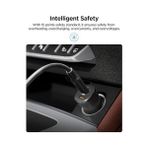 Daisy Home 50W Usb-C 2 Port Araç Içi Hızlı Şarj Aleti Pps Desteği Akım Korumalı Güç Adaptörü Çakmaklık & & iPad & MacBook Type-C Pd 3.0 30W + 20W EV502 - ACP08523 - 1 Adet