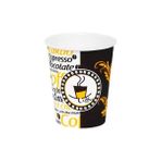 Daisy Home 7 Oz Desenli Kalın Karton Bardak, 180 ml Kağıt Bardak Çay ve Kahve Için 100 Adet (180, Mililitre) - 0 - Siyah - Option-1