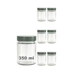 Daisy Home Afracam 350 ml Kavanoz Metal Derin Kapaklı 350 cc Şeffaf Reçel, Marmelat Cam Kavanoz Deep 6 Adet (Gümüş Kapak) - 000-Siyah - 1 Adet - Option-1