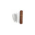 Daisy Home Ahşap Iğne Kutusu Dikiş Iğne Seti Farklı Boyutlarda El Dikiş Iğneleri Taşınabilir Ahşap Iğne Saklama Tüpü Pirinç Kapaklı Dikiş Iğnesi Organizer Terzi Nakış Patchwork Hobi Dikiş Aksesuarı - -- - Option-1